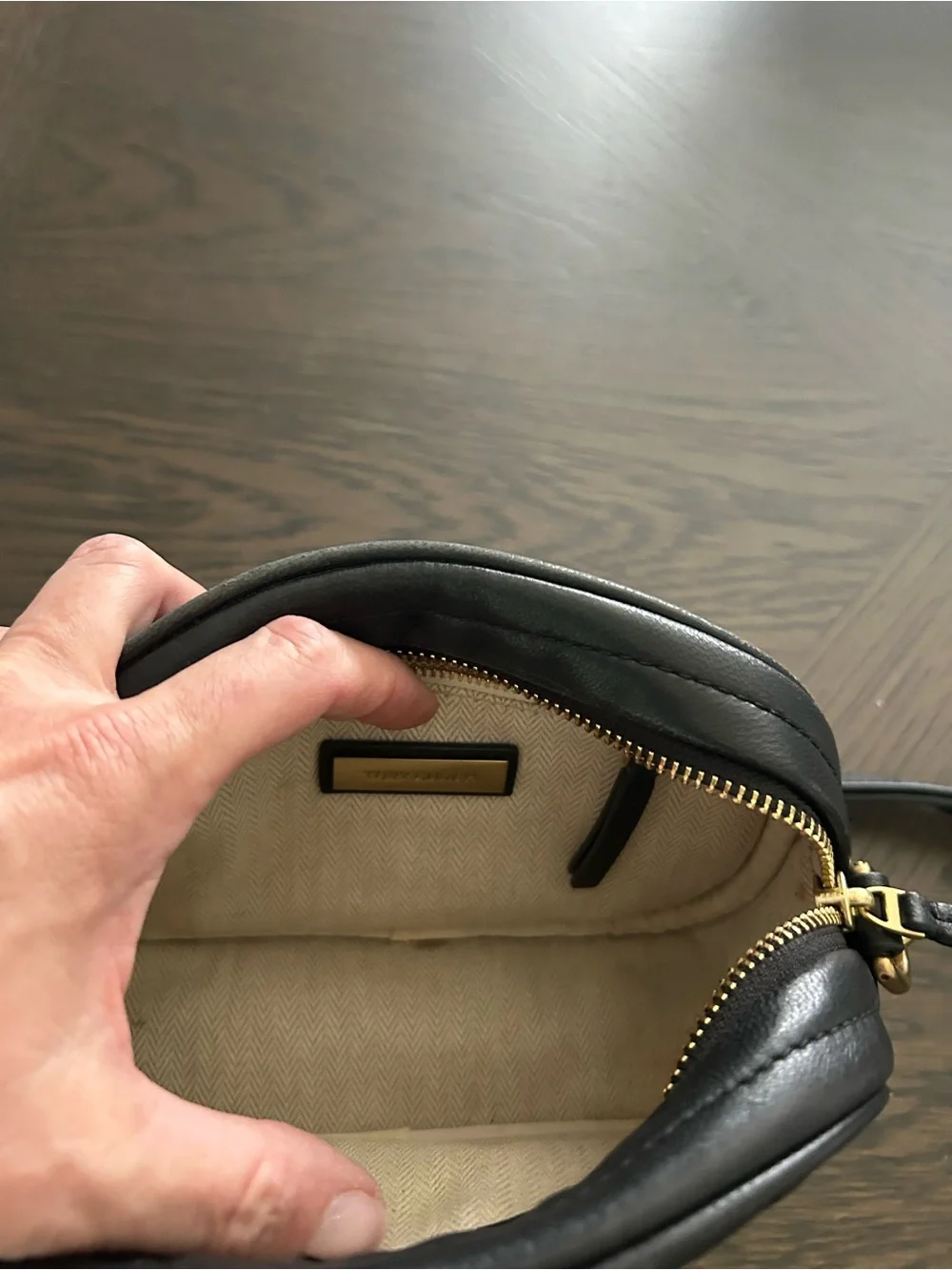 Tory Burch compact quilted